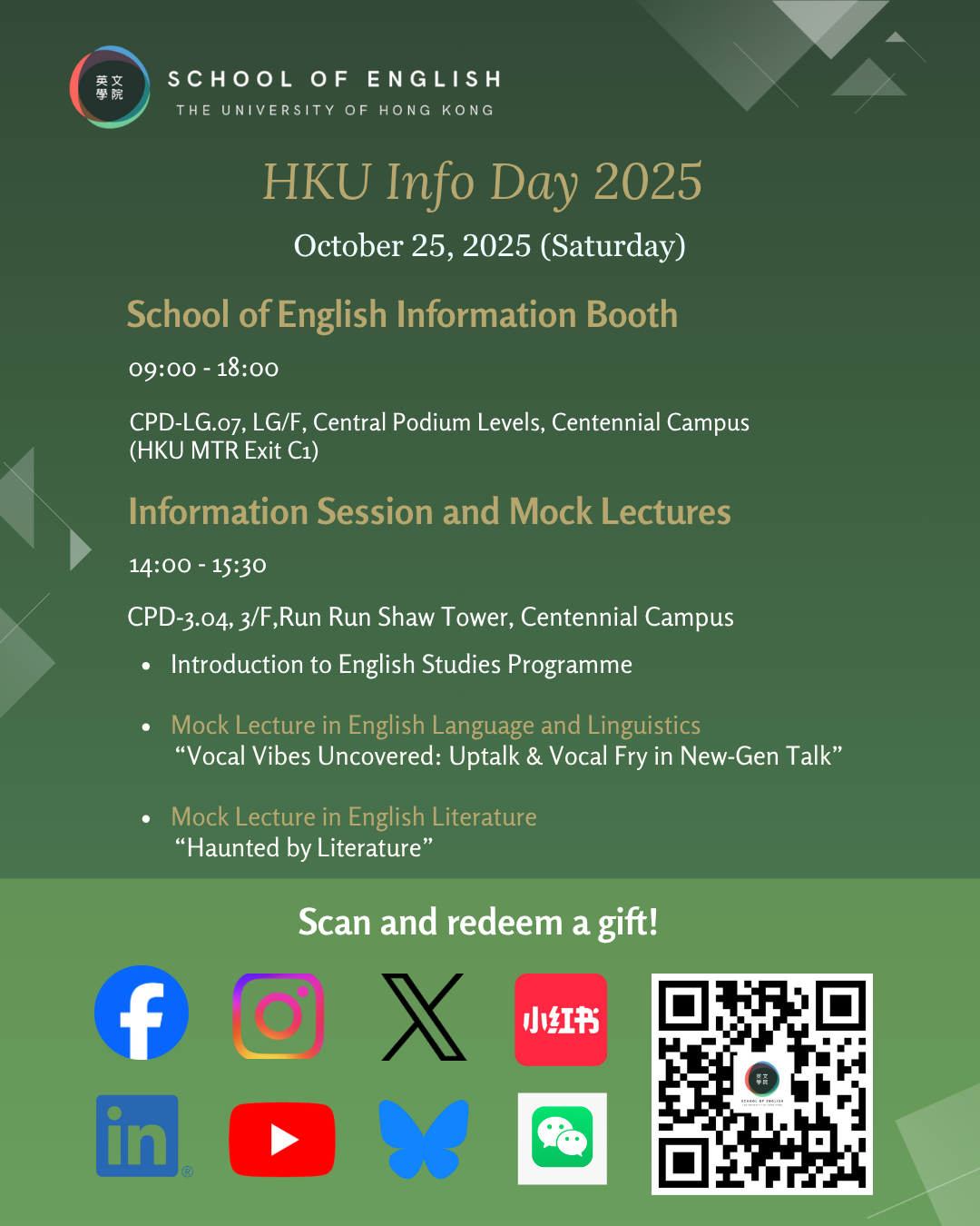 HKU Information Day for Undergraduate Admissions 2025